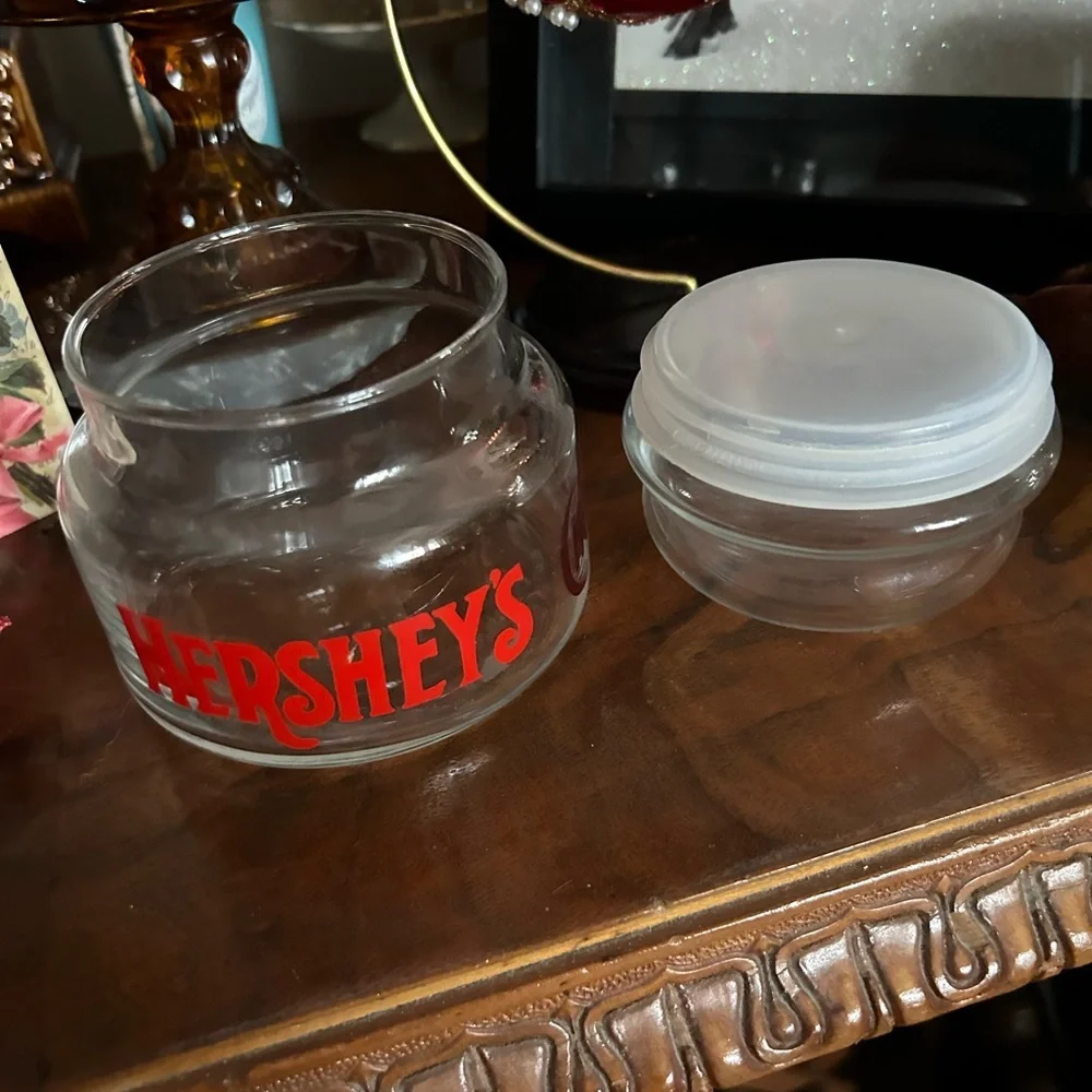 Vintage Hershey’s Chocolate Glass Canister
